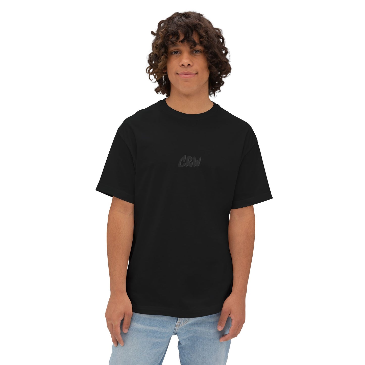 Stylish Unisex Oversized Tee with CRW Design, Casual Streetwear, Graphic Tee, Gift for Him/Her, Summer Essential