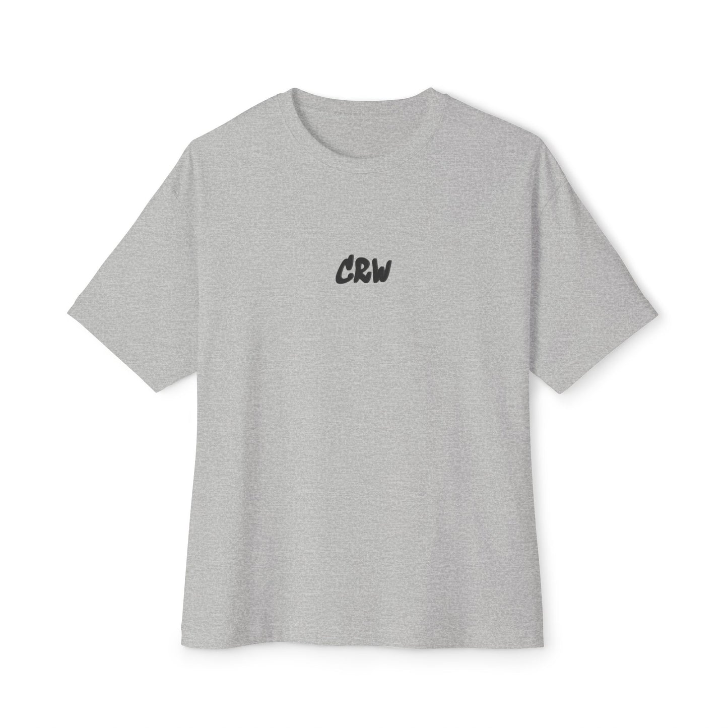 Stylish Unisex Oversized Tee with CRW Design, Casual Streetwear, Graphic Tee, Gift for Him/Her, Summer Essential