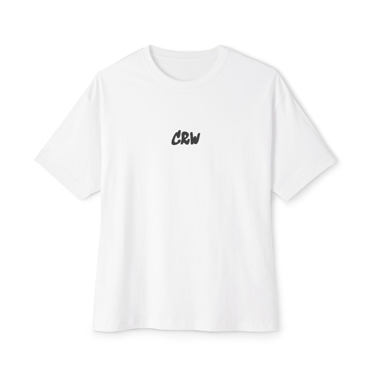 Stylish Unisex Oversized Tee with CRW Design, Casual Streetwear, Graphic Tee, Gift for Him/Her, Summer Essential