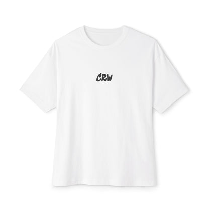 Stylish Unisex Oversized Tee with CRW Design, Casual Streetwear, Graphic Tee, Gift for Him/Her, Summer Essential