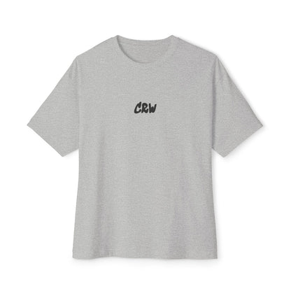 Stylish Unisex Oversized Tee with CRW Design, Casual Streetwear, Graphic Tee, Gift for Him/Her, Summer Essential